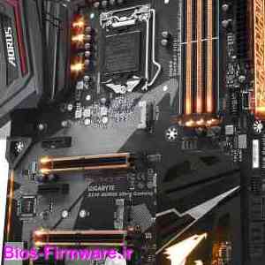 دانلود فایل آپدیت بایوس ، فریمور مادربرد گیگابایت Gigabyte Z370 AORUS Ultra Gaming rev.1.0 Bios firmware